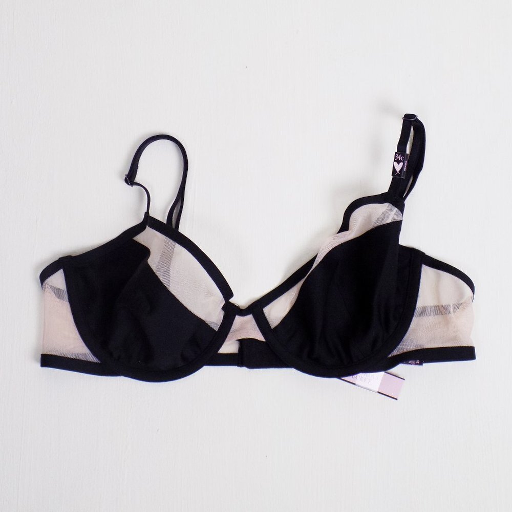 nwt victorias secret VS simply sexy demi bra mesh underwire